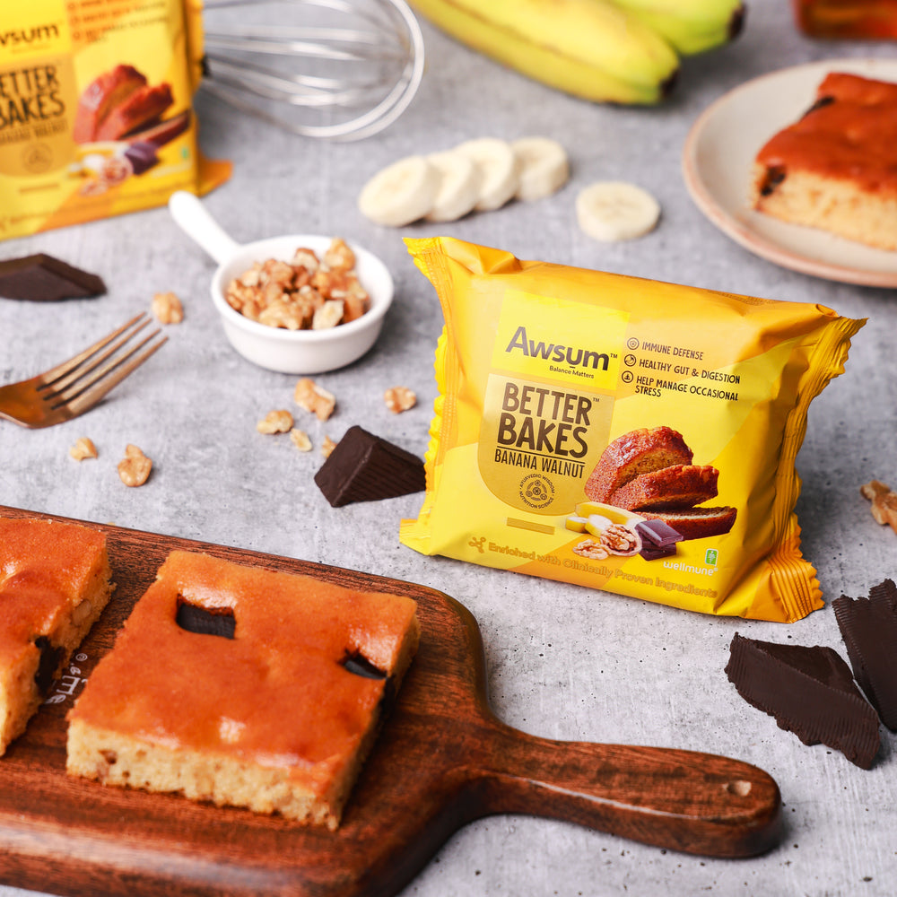 Awsum Better Bakes Banana Walnut image