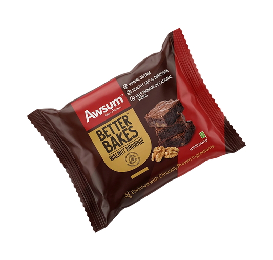 Awsum Better Bakes Walnut Brownie